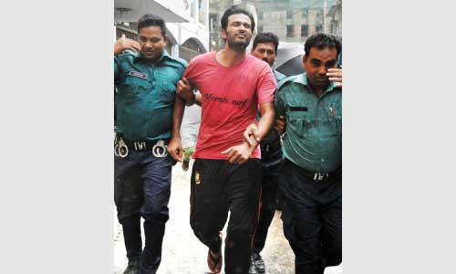 Cricketer Shahadat sent to jail