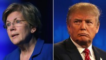 Elizabeth Warren: Donald Trump would 'crush you into the dirt'