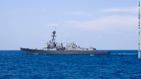South China Sea: US warship challenges China's claims with first operation under Trump