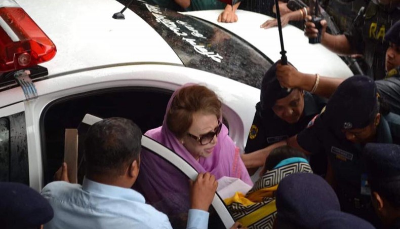 Khaleda shifted to BSMMU from jail