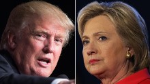 Clinton looks to pop Trump's populist appeal