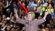 Clinton takes her foot off the gas on Sanders after New York win