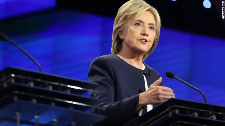 Hillary Clinton exudes confidence on debate stage