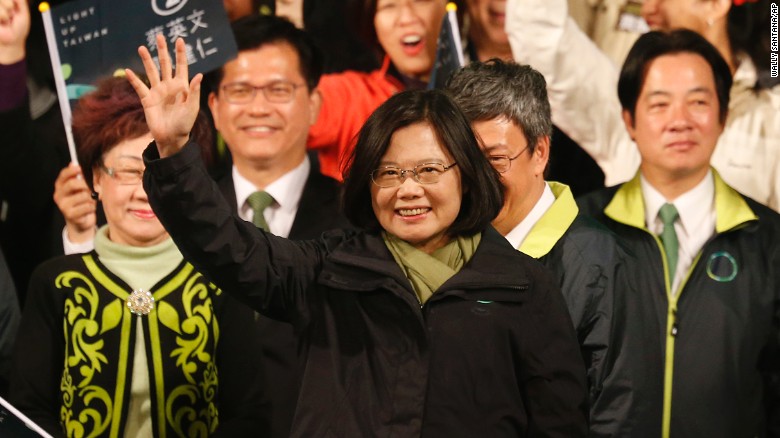 Taiwan elects its first female president; China warns of 'grave challenges'