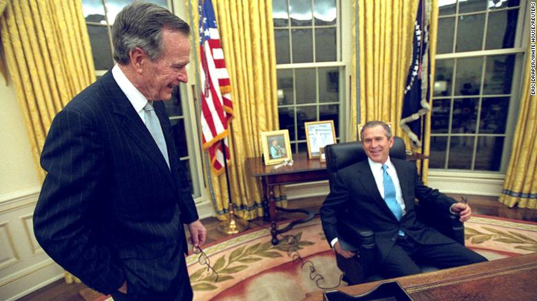 Former President George H.W. Bush's last words, as spoken to his son, George W. Bush