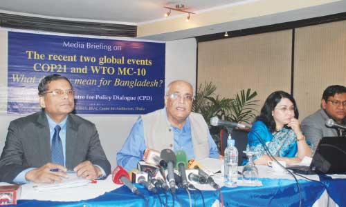Outcome of WTO’s MC10 frustrating for B’desh: CPD