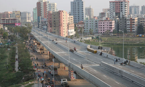 PM opens part of Moghbazar-Mouchak Flyover