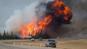 Alberta wildfire growing, may reach Saskatchewan