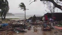 Cleanup begins in Vanuatu after cyclone batters islands.