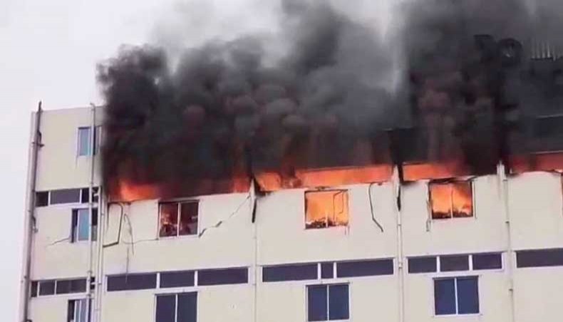 Gazipur warehouse catches fire