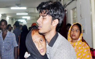  Man, son killed in Chittagong school wall collapse 
