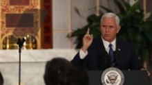 Russia probe tests Pence in-the-dark defense