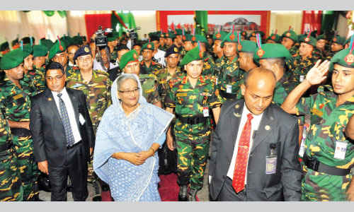 Int’l community stands beside Bangladesh: PM