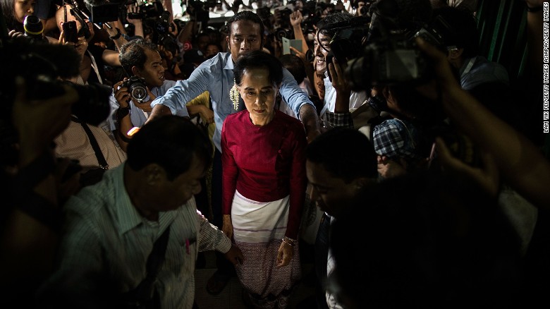 Myanmar election: Aung San Suu Kyi's opposition NLD wins early seats