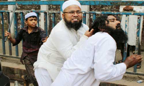 12 injured as factions of Ulema League clash in city
