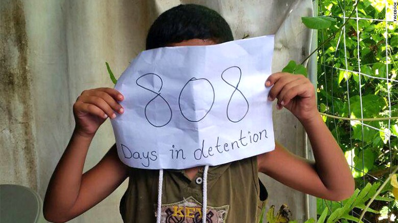 Children urge Australia to free them from Nauru island 'prison'