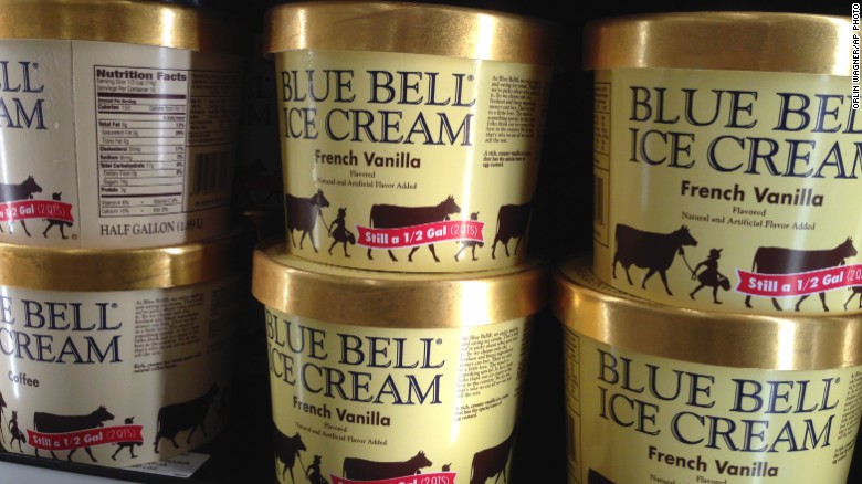 Blue Bell recalls all its ice cream products over Listeria concerns.