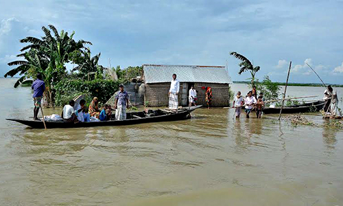 Flood situation worsen as Brahmaputra, Ghaghat cross danger mark