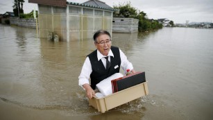 Japan flooding: 1 death, 22 missing in deluge