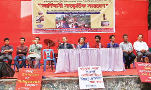 Ethnic minorities fear eviction in Madhupur