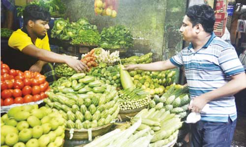 Prices of vegetables high in capital
