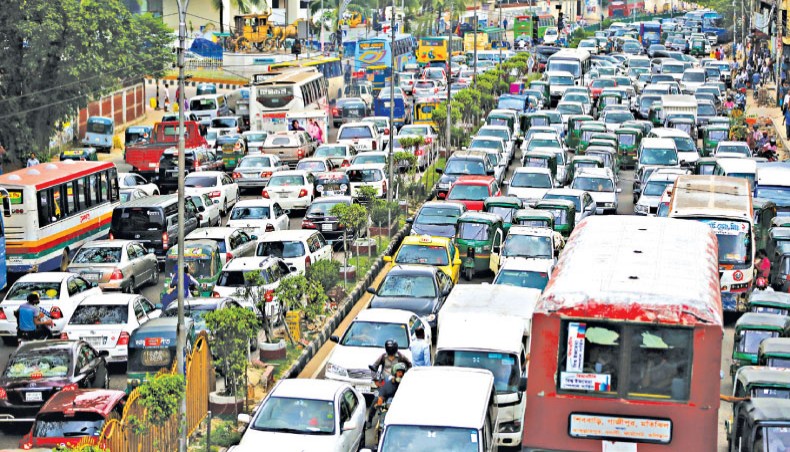 People suffer amid traffic tangles