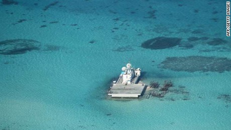 Island building in South China Sea 'justified,' says Chinese admiral