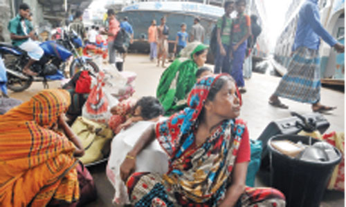 People suffer amid river transport strike