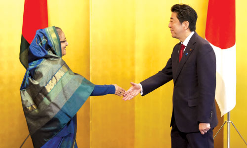 Japan with Bangladesh in its dev journey