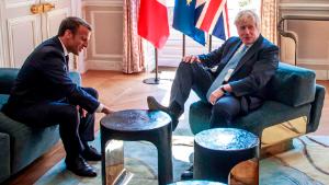 Macron delivers tough Brexit message to Johnson
