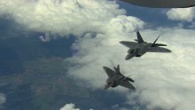 U.S. sends F-22 warplanes to Romania