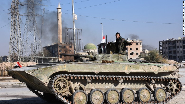 Syrian war: CNN goes inside Aleppo under airstrikes