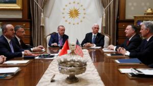 Pence announces Syria ceasefire that appears to give Turkey everything it wants