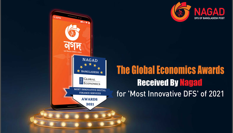 Nagad wins Global Economics’ Best DFS Innovative Award