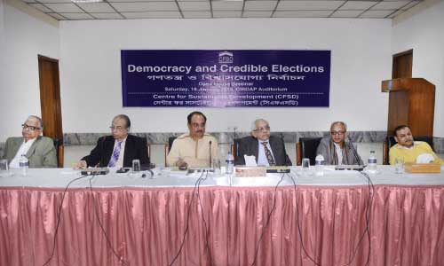 RESTORATION OF DEMOCRATIC SYSTEM : Credible, inclusive polls a must 