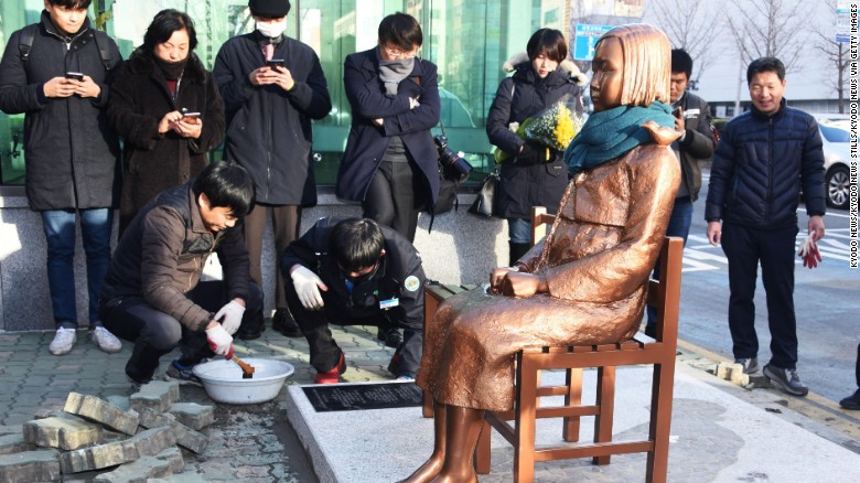 Japan recalls diplomats from South Korea over 'comfort woman' statue