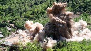 North Korea blows up tunnels at Punggye-ri nuclear test site
