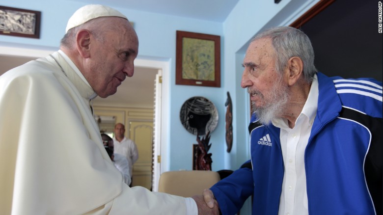 Pope meets with Fidel Castro in Cuba