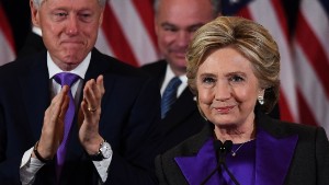 Hillary Clinton delivers painful concession speech