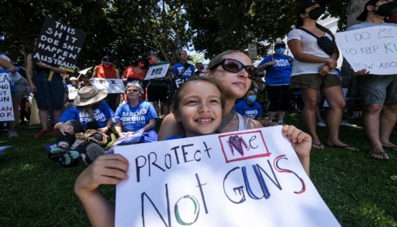Thousands of protesters want action on US gun violence