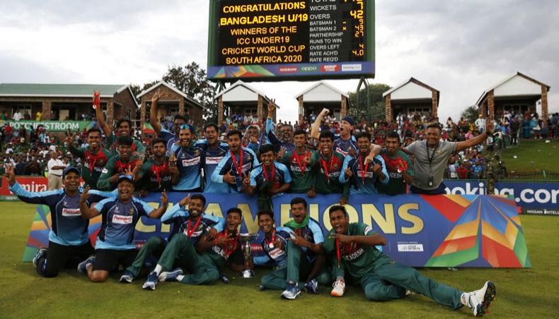 Bangladesh beat India to clinch maiden U19 World Cup