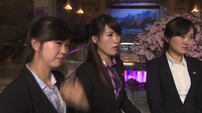 Tearful North Korean waitresses: Our 'defector' colleagues were tricked