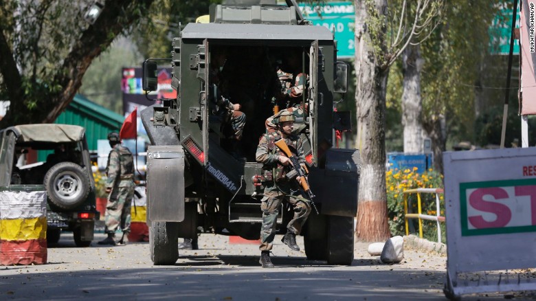 Soldiers killed in army base attack in Indian-administered Kashmir