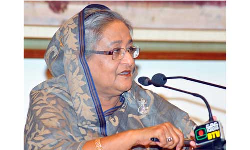 Stay watchful against distortion of Bangla: PM
