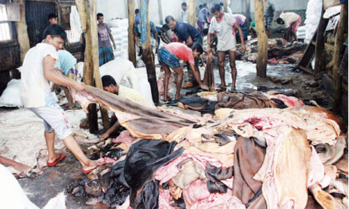 RAWHIDE OF SACRIFICIAL ANIMALS: Merchants bought rawhide at 30pc lower than usual price: meat traders